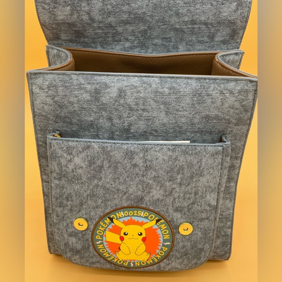 Loungefly  X Pokemon Denim Patch Mini Backpack Women Purse Bag - Picture 7 of 7